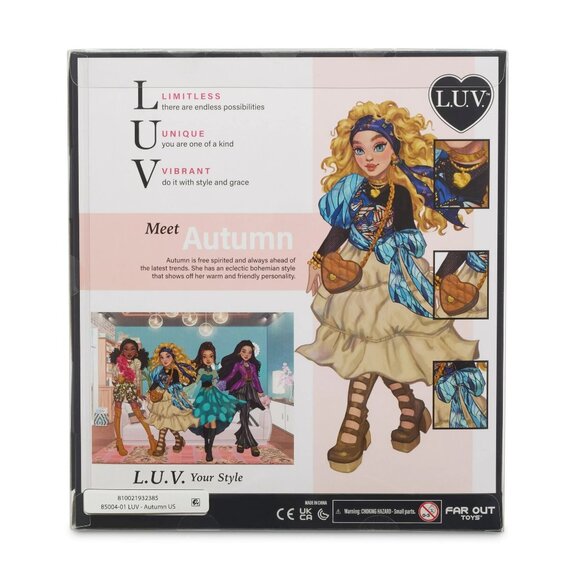 LUV NIB Far Out Toys Autumn 10" Doll Secret Styles Update Wardrobe BOHO Chic - Picture 5 of 5